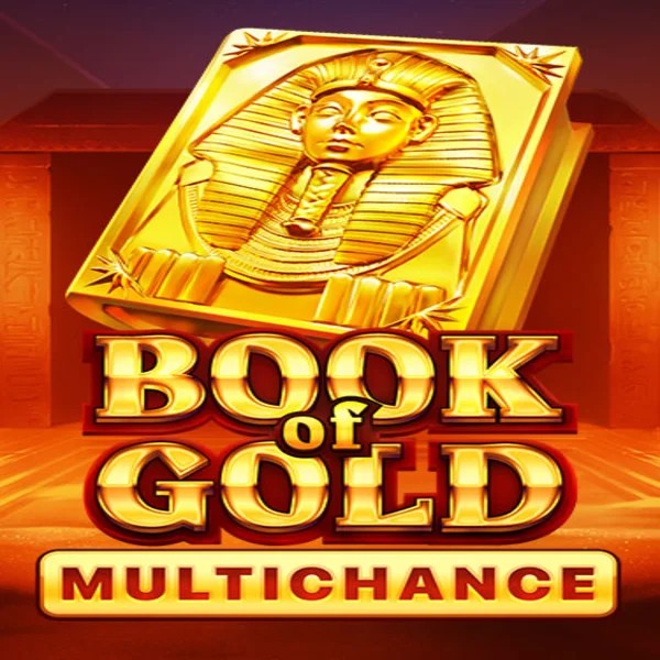 Book of Gold Multichance slot visual from Playson available on westaces.eu