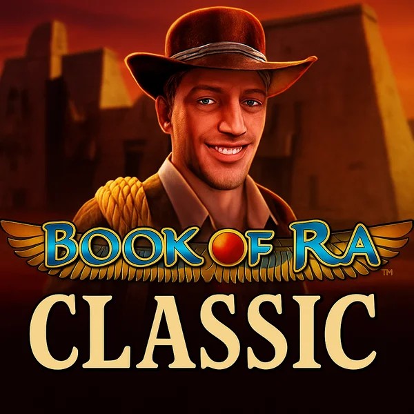 Book of Ra Classic by Novomatic, showcased at westaces.eu – game logo