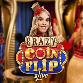 Crazy Coin Flip slot icon by Evolution, available at Westace Casino