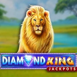 Official Jackpots logo: Diamond King Jackpots by SpinPlay Games at Westace Casino