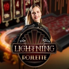 Lightning Roulette slot logo by Evolution at Westace Casino