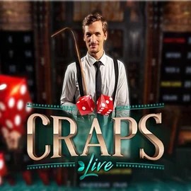 Live Craps logo by Evolution at Westace Casino