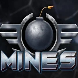 Mines slot logo by Turbo Games at Westace Casino