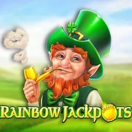 Rainbow Jackpots logo by Red Tiger Gaming at Westace Casino