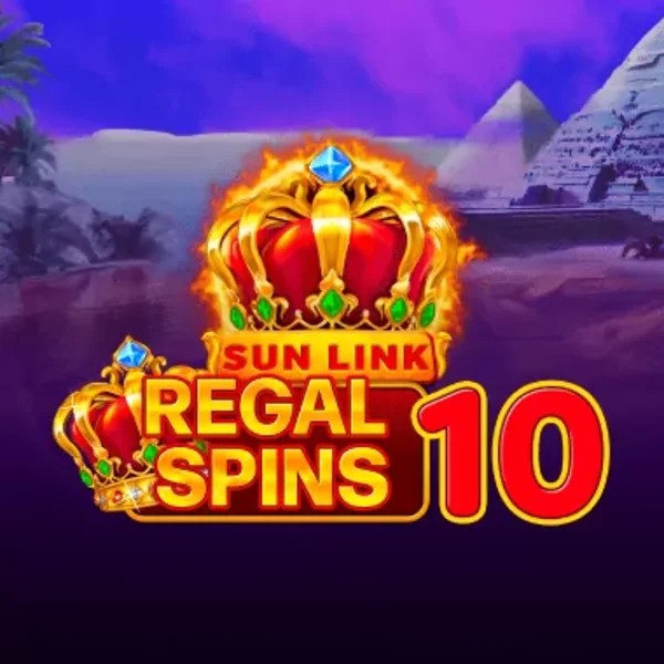 Regal Spins 10 by PatePlay, showcased at westaces.eu – game logo